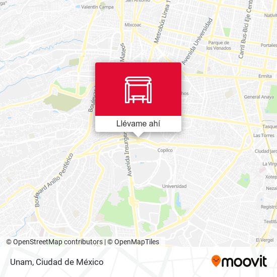 Mapa de Unam