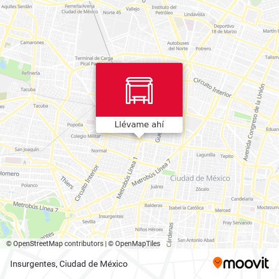 Mapa de Insurgentes