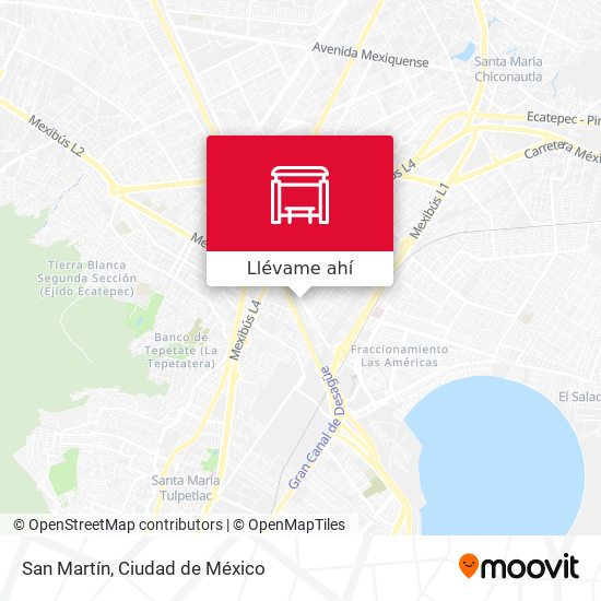 Cómo llegar a San Martín en Ciudad de México en Autobús o Metro?