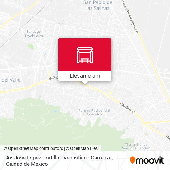 Mapa de Av. José López Portillo - Venustiano Carranza