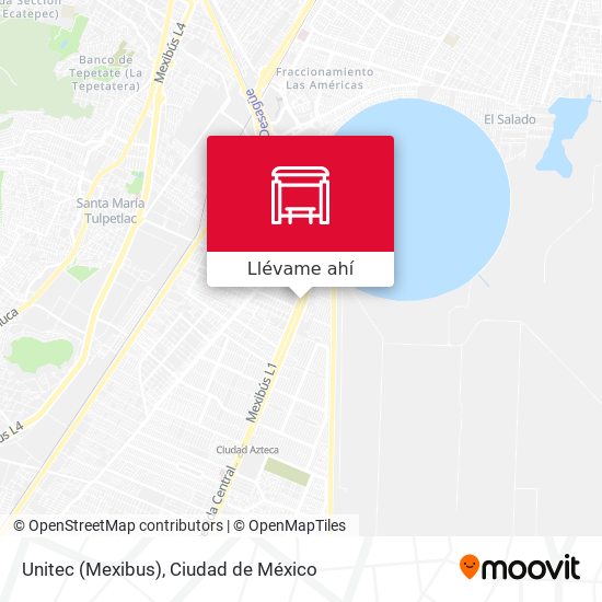 Mapa de Unitec (Mexibus)