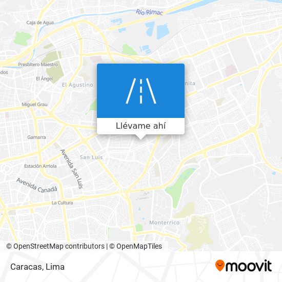 Mapa de Caracas