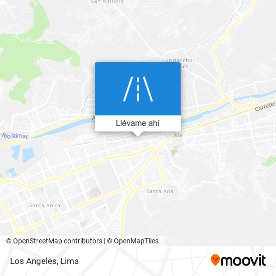 Mapa de Los Angeles