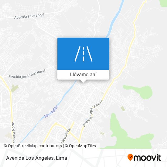 Mapa de Avenida Los Ángeles