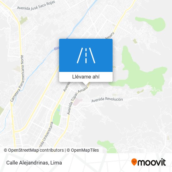 Mapa de Calle Alejandrinas