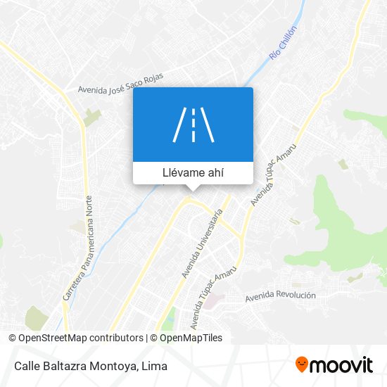 Mapa de Calle Baltazra Montoya