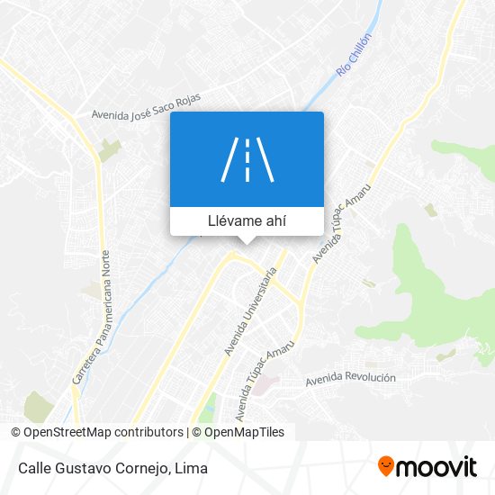 Mapa de Calle Gustavo Cornejo