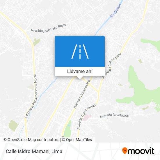 Mapa de Calle Isidro Mamani