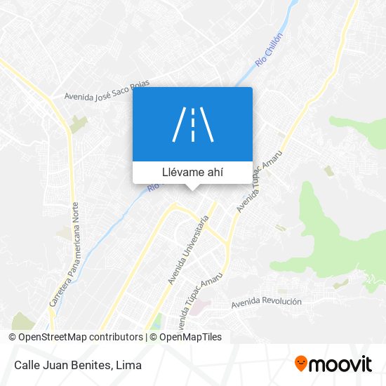 Mapa de Calle Juan Benites