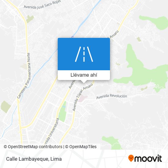 Mapa de Calle Lambayeque