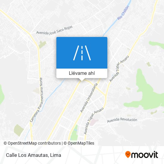 Mapa de Calle Los Amautas