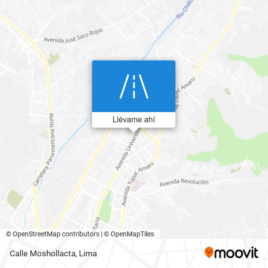 Mapa de Calle Moshollacta