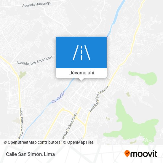 Mapa de Calle San Simón