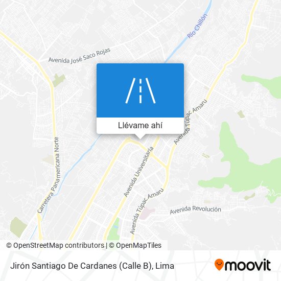 Mapa de Jirón Santiago De Cardanes (Calle B)