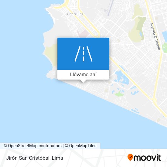 ¿Cómo llegar a Jirón San Cristóbal en Chorrillos en Autobús?