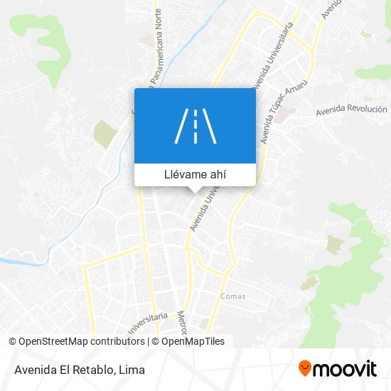 Mapa de Avenida El Retablo