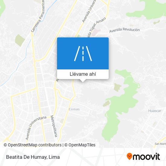 Mapa de Beatita De Humay