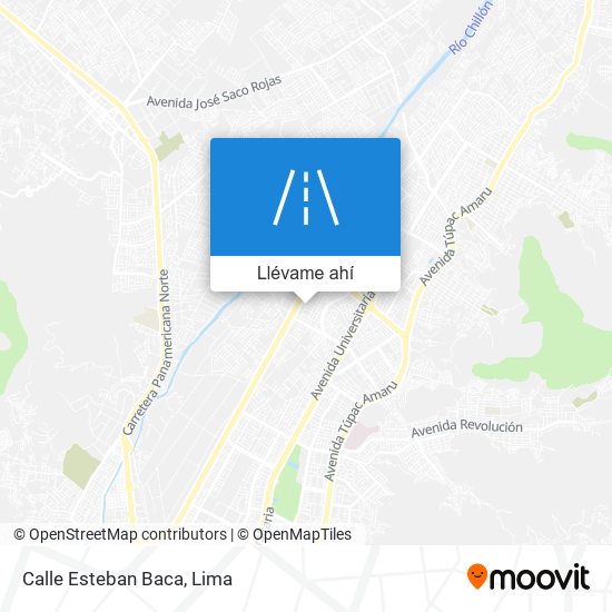 Mapa de Calle Esteban Baca