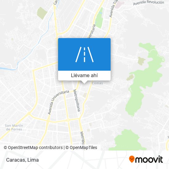 Mapa de Caracas