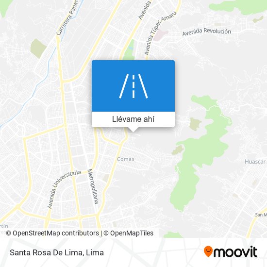 Mapa de Santa Rosa De Lima