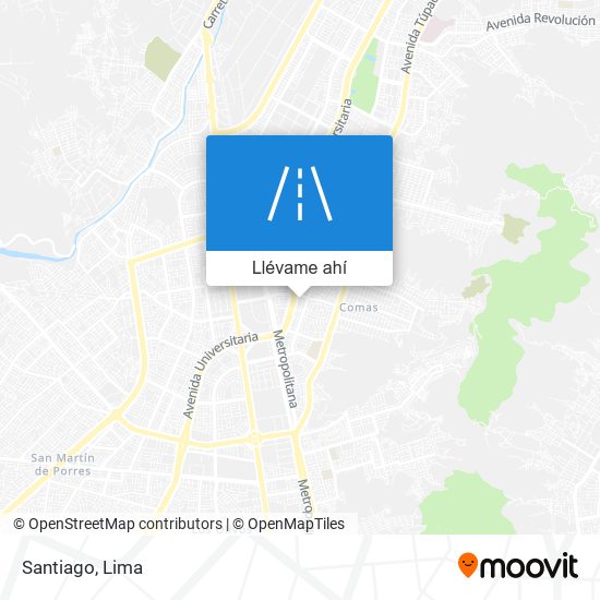 Mapa de Santiago