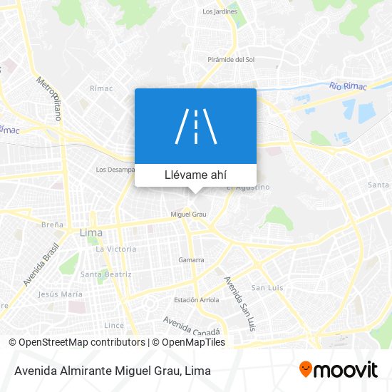 Mapa de Avenida Almirante Miguel Grau