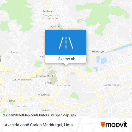 Mapa de Avenida José Carlos Mariátegui