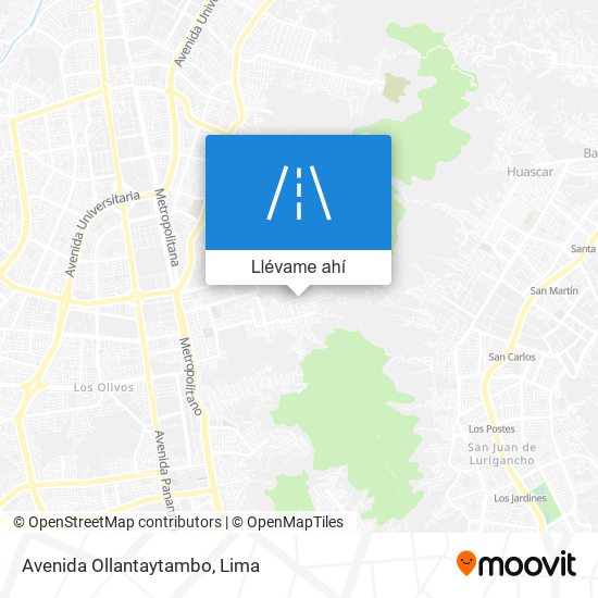 Mapa de Avenida Ollantaytambo