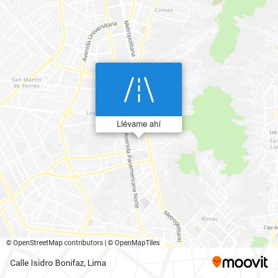 Mapa de Calle Isidro Bonifaz