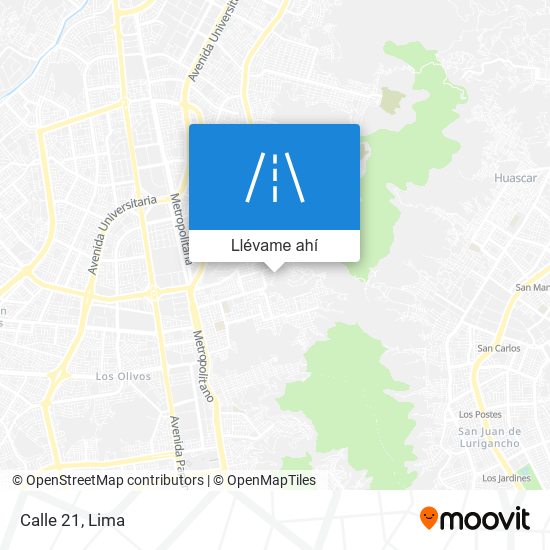 Mapa de Calle 21