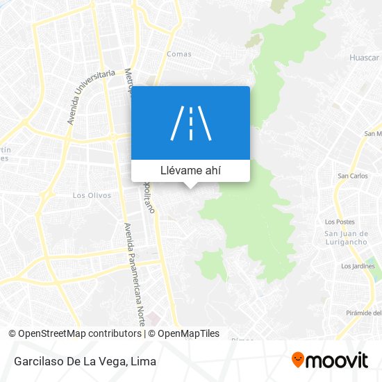 Mapa de Garcilaso De La Vega
