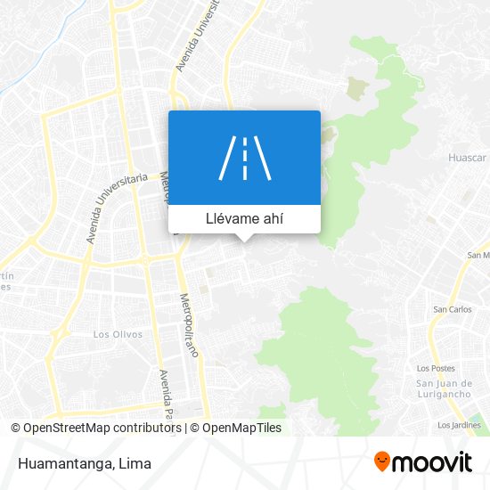 Mapa de Huamantanga