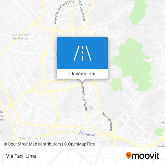 Mapa de Vía Taxi