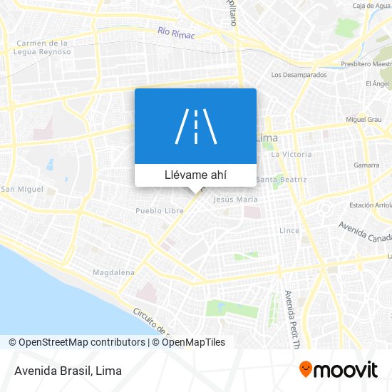 Mapa de Avenida Brasil