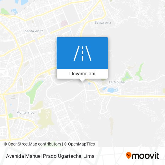 Mapa de Avenida Manuel Prado Ugarteche