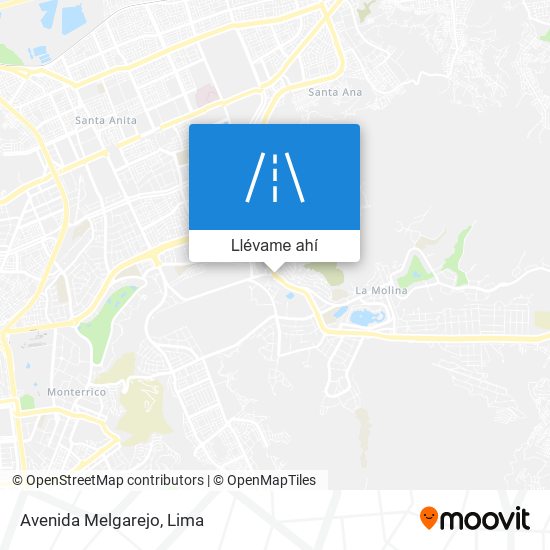 Mapa de Avenida Melgarejo