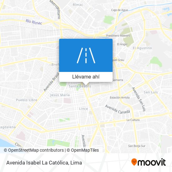 Mapa de Avenida Isabel La Católica