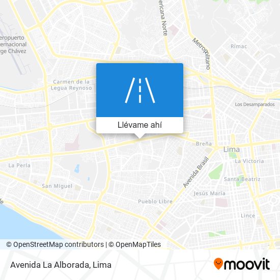 Mapa de Avenida La Alborada