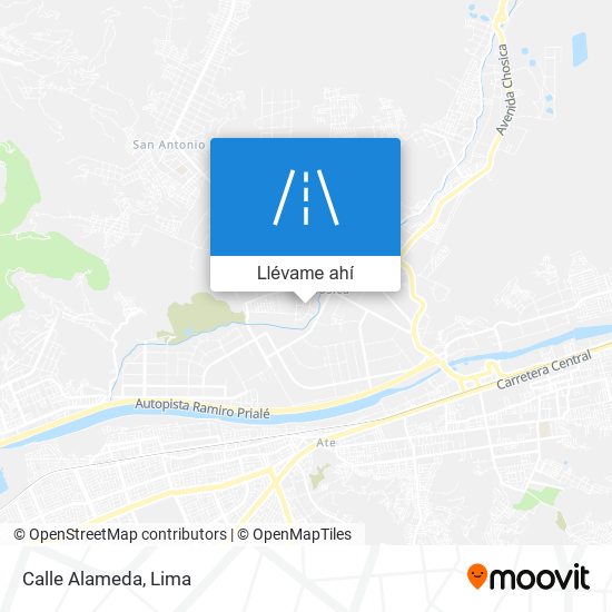 Mapa de Calle Alameda