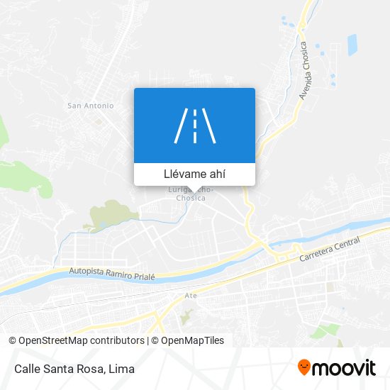Mapa de Calle Santa Rosa