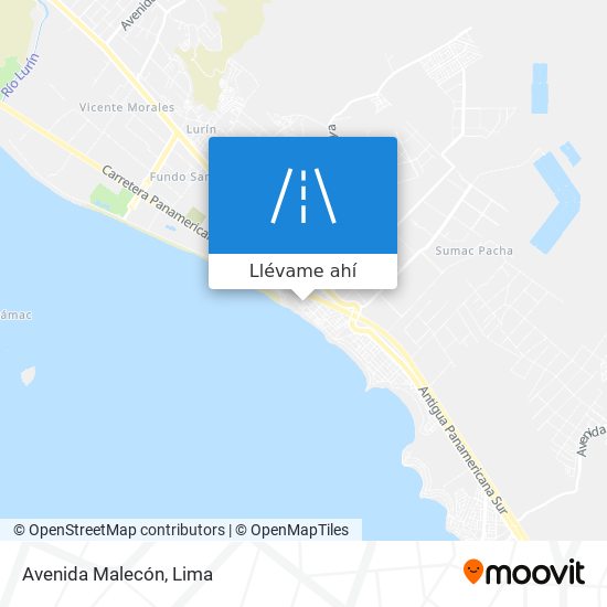 Mapa de Avenida Malecón