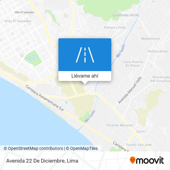 Mapa de Avenida 22 De Diciembre