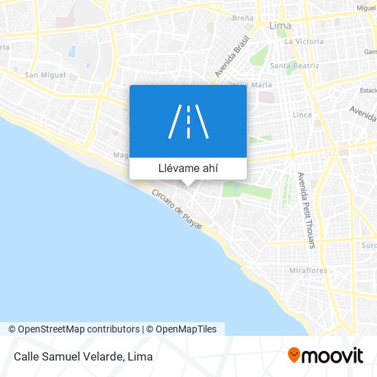 Mapa de Calle Samuel Velarde