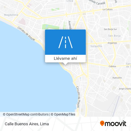 Mapa de Calle Buenos Aires