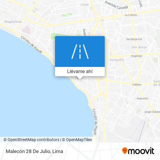 Mapa de Malecón 28 De Julio