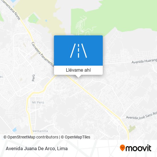 Mapa de Avenida Juana De Arco