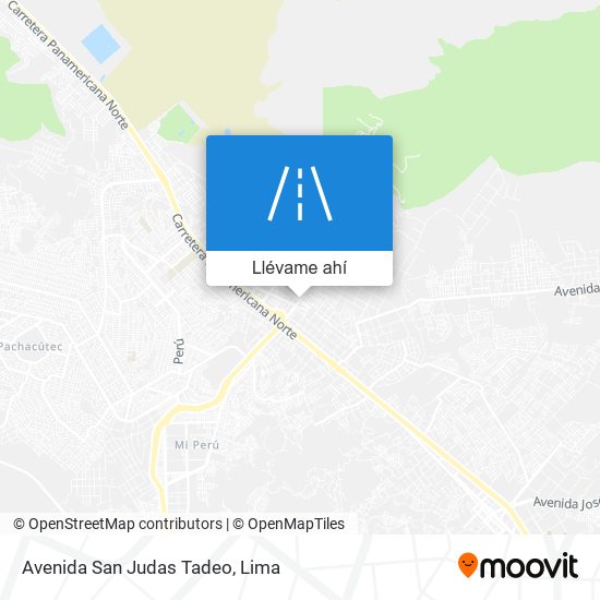 Mapa de Avenida San Judas Tadeo
