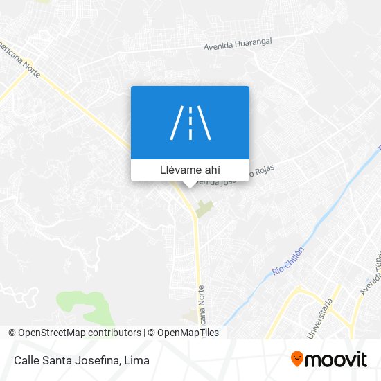 Mapa de Calle Santa Josefina