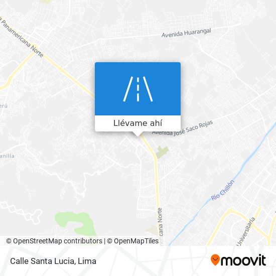 Mapa de Calle Santa Lucia