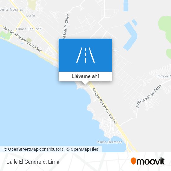 Mapa de Calle El Cangrejo